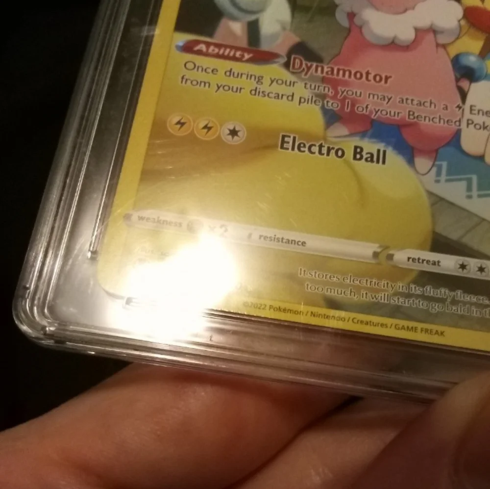 Pokemon 2022 Flaaffy TC03/TG30 Silver Tempest Trainer Gallery Holo CGC 9 Mint